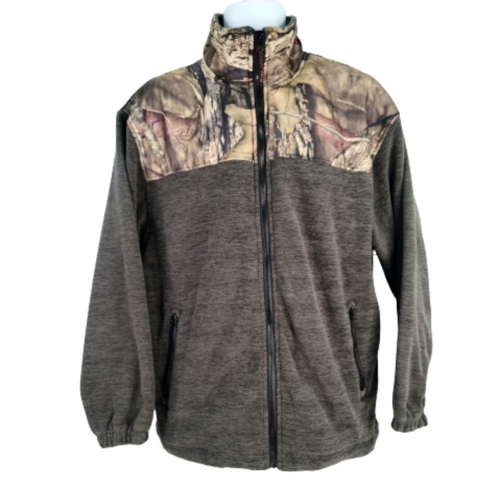 Trail Crest 1/4 Zip Jacket Gray Camo Pullover